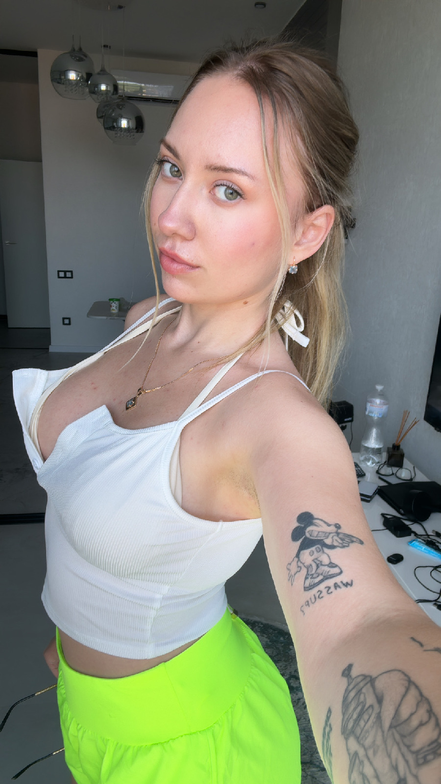 KateV in her underwear in Yazd