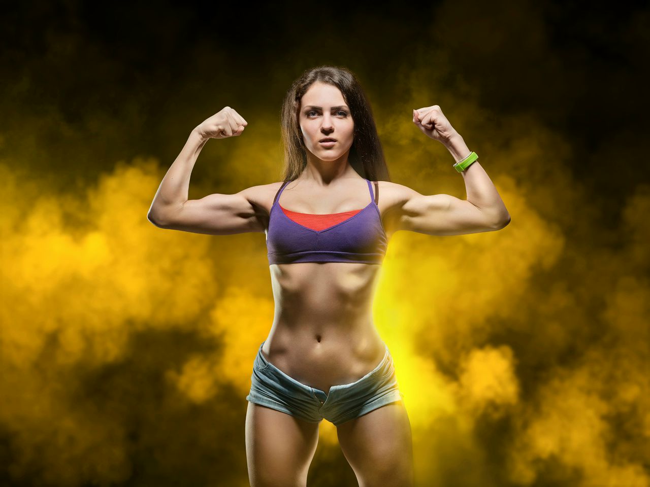 Athletic girls in Yazd